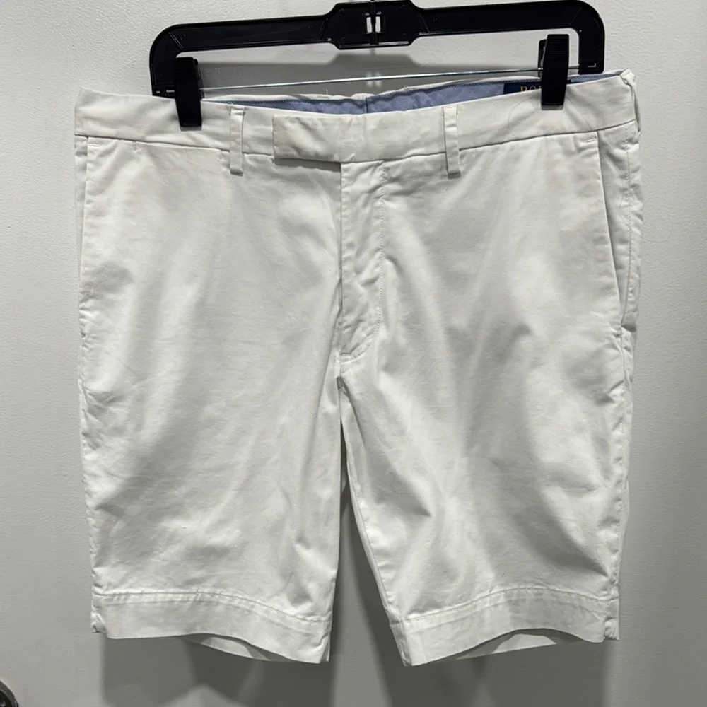 Polo Ralph Lauren Tailored Slim Fit Shorts White - Picture 6 of 10
